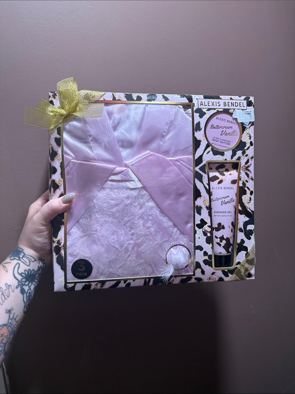Pink 3-Piece Loungewear & Bath Gift Set